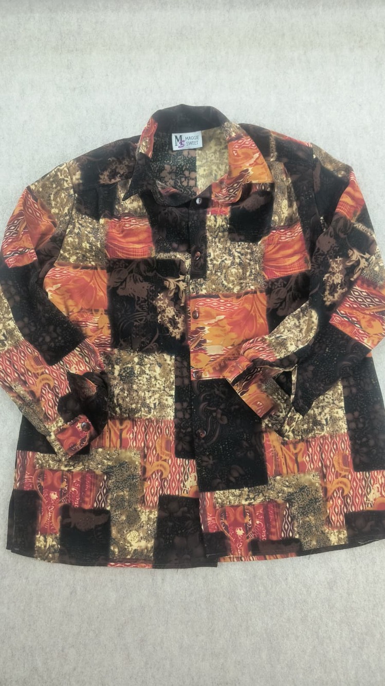Vintage Maggie Sweet button down shirt size Petite Medium